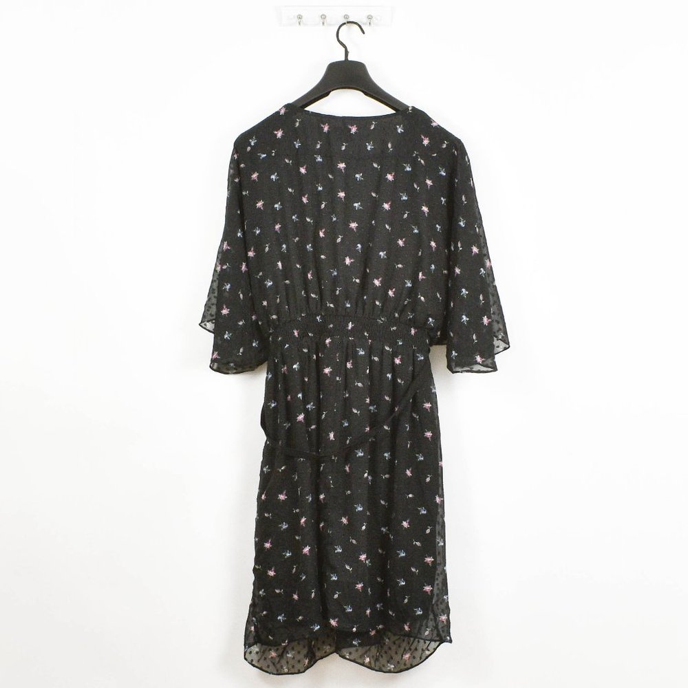 City Chic Women's Plus Floral Faux Wrap Midi Dress - Picture 3 of 7